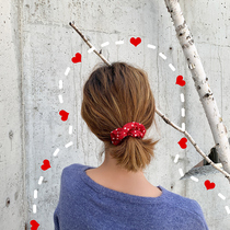 Tie hair leather band large intestine Hairband Korean Net red ins style simple hair accessories hair rope female head rope headgear hair band
