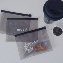 Mousse small d succinct PVC transparent cashier bag earrings Earrings Necklace sealed bag Ornament Thing Anti Dust Bag