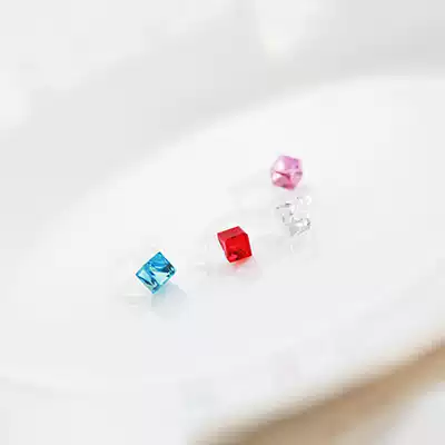 Mousse little d cute girl invisible ear clip ear bone clip Korean fresh ins no pierced ears earrings small earrings summer