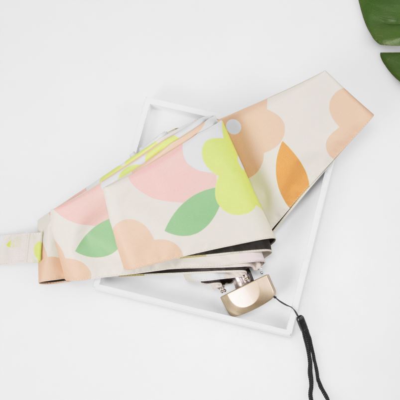 Japanese salt umbrella sun and rain dual-use thumb umbrella sunscreen sunshade UV mini capsule five-fold umbrella ultra-thin and ultra-light