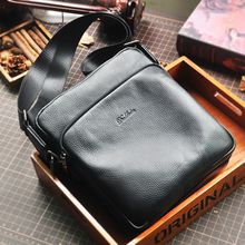 Men's Crossbody Bag 2023 New Fashion Genuine Leather Large Capacity Head Layer Cowhide One Shoulder Men's Bag Pure Leather Crossbody Bag Men's Bag