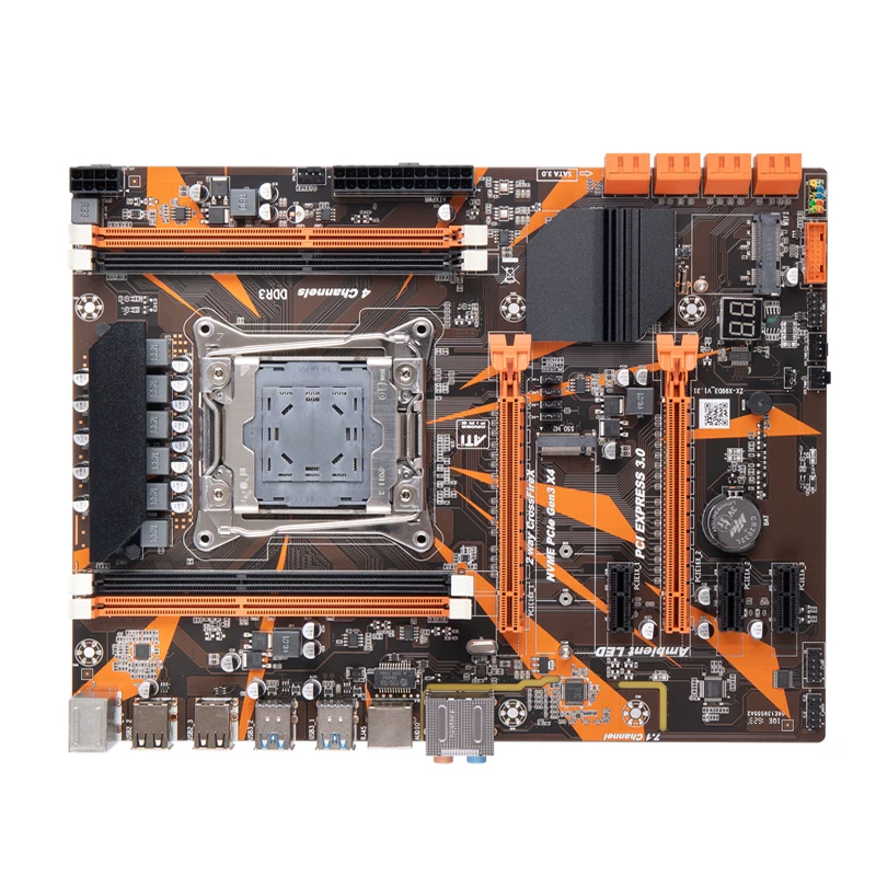 Новая материнская плата X99 DDR3 DDR4 поддерживает процессоры E5-2660 2668 2678 и другие 2011v3, V4 CPU