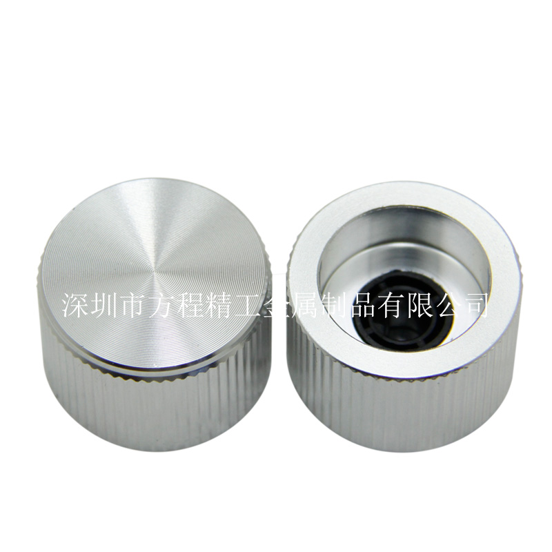 Special sale diameter 25 height 17 aluminum alloy pull pattern half shaft potentiometer knob audio multimedia knob