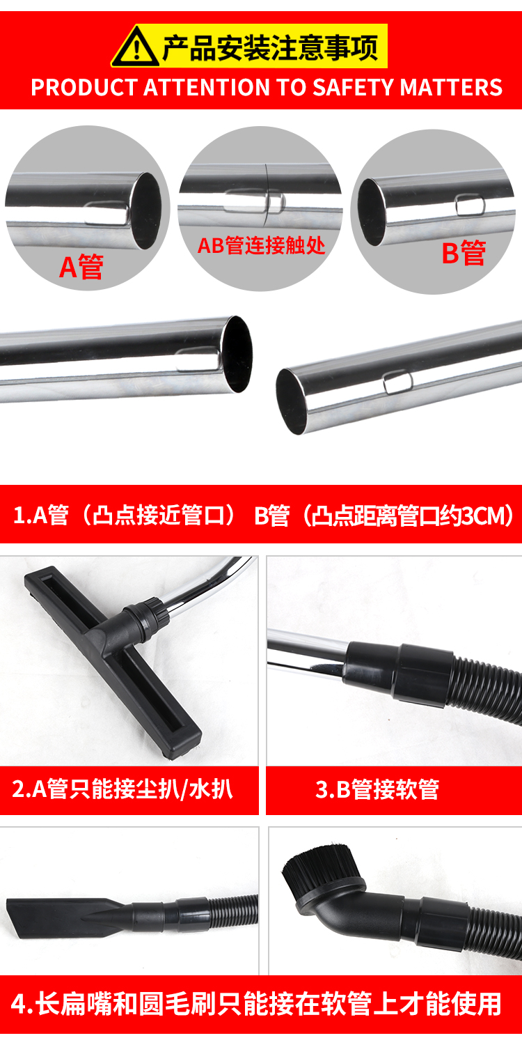 robot lau sàn nhà Máy hút bụi Jieba BF501 nhà máy rửa xe thương mại công suất lớn mạnh mẽ chuyên dụng hấp thụ nước máy 30L - Máy hút bụi máy huý bụi cầm tay