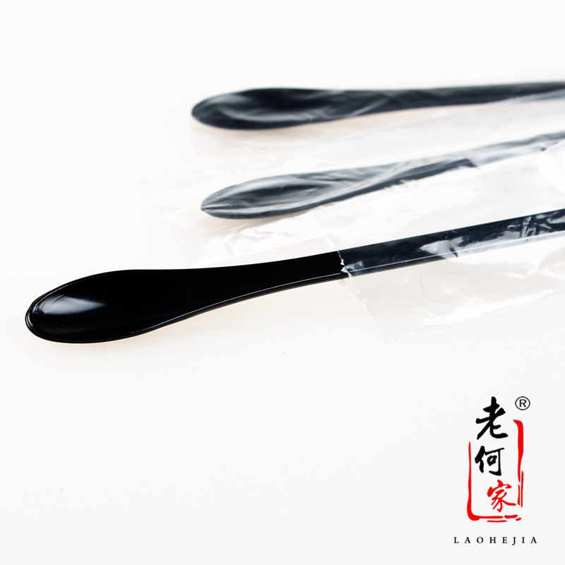Old He Home Disposable Independent Packaging Plastic Coffee Spoon Coffee Stirring Spoon Plastic Coffee Stirring Rod 100 Only