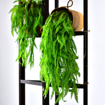 Simulation Fern fake grass hanging wall fake flower rattan decorative plastic flower hanging flower green planting ceiling Wall tropical plant