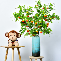 Simulation lantern fruit fake flower Interior decoration flower vine living room simulation flower floor decoration Dried flowers Plastic flowers fruit plants