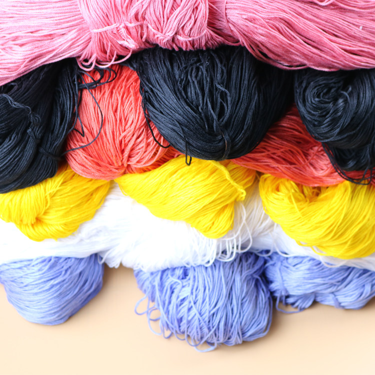 Cross stitch thread T C blended thread handmade diy material embroidery flower thread red thread rope kilogram whole twisted braided thread with supplementary thread