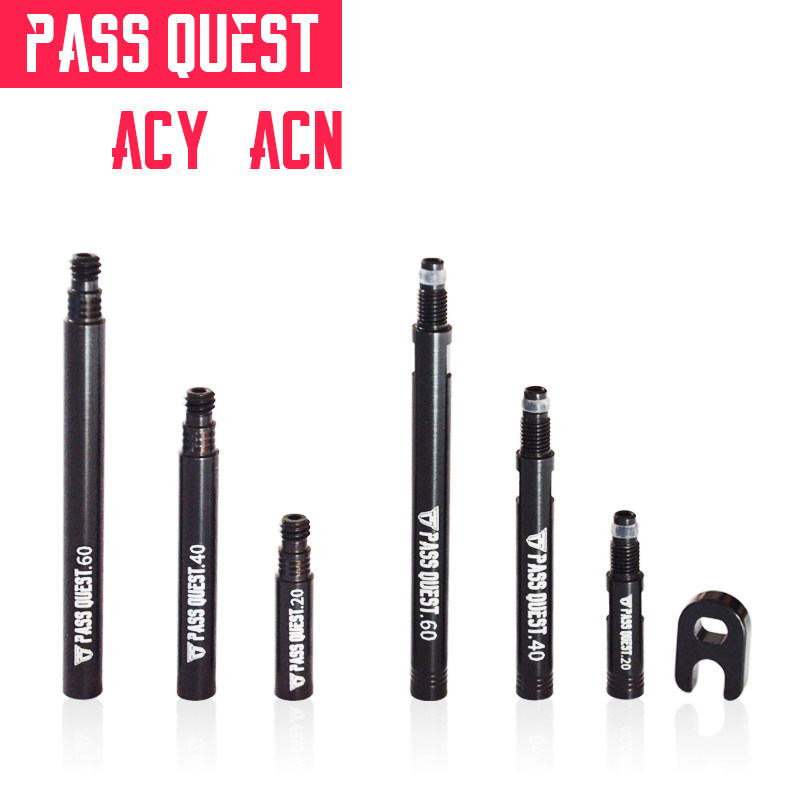 PASS QUEST Highway Bicycle Tire Extends Mouth Tyre Tire Extended Pneumatic Carbon Knife Nozzle