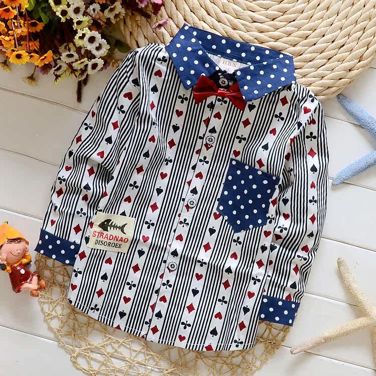 Chemise garcon à manche longue - Ref 2078221 Image 3