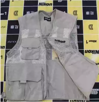 Multi-pocket horse clip professional outdoor multi-pocket thin vest photography fishing vest Men's waistband horse clip jacket