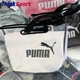 Puma nam và nữ xu hướng trong suốt túi thạch vai trong suốt túi xách tote bag thường 076116-01-02-03 - Túi tin nhắn / túi xách tay / Swagger túi