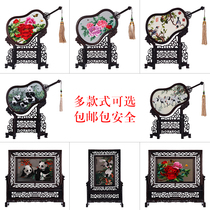 Fine Hunan embroidery double-sided embroidery pure hand embroidery finished living room painting decoration painting crafts ornaments XX YX