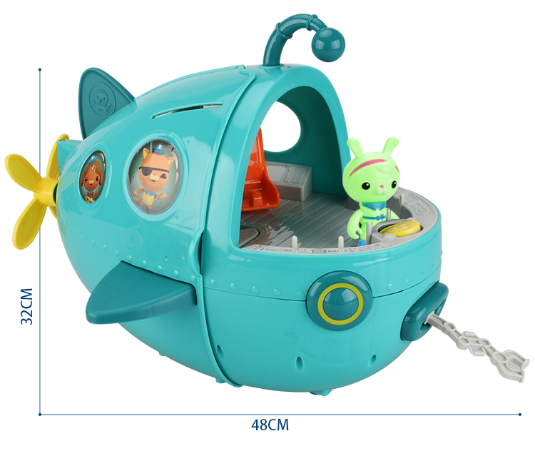 Star Percy tàu ngầm cột nhỏ hoàn thành bạch tuộc pháo đài đặt bé trai chơi nhà đồ chơi 3-6 tuổi 7 bé gái đồ chơi trẻ con