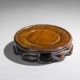 Gỗ gụ tròn bình đá thủ công cơ sở gỗ chạm khắc gỗ rắn bể cá tượng phật bonsai ấm trà trang trí nồi - Trang trí nội thất
