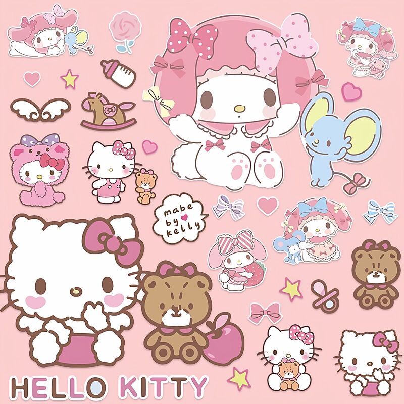 Car Stickers Cartoon Cute Kitty Cat Motorcycle Electric Vehicle Stickers Waterproof Helmet Stickers Scratch Cover Stickers Car Stickers Cartoon Cute Kitty Cat Motorcycle Electric Vehicle Stickers Waterproof Helmet Stickers Scratch Cover Stickers