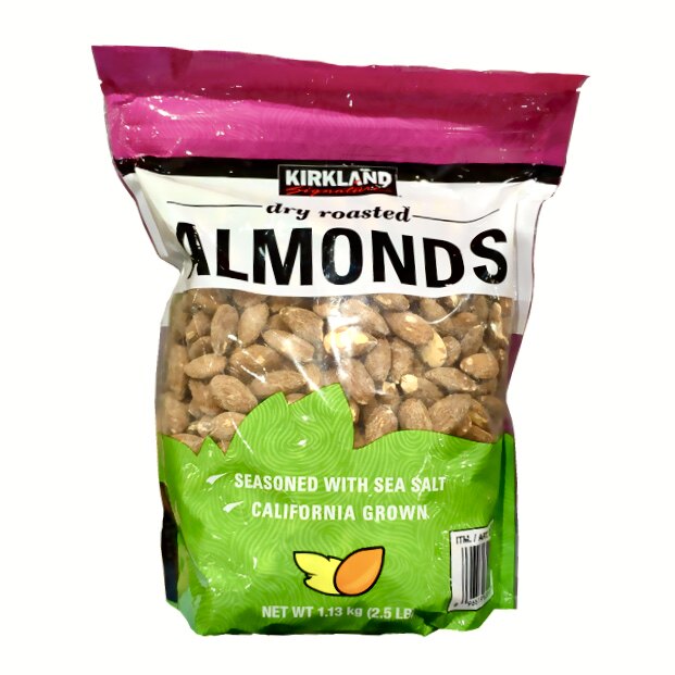 United States import Kirkland Kirkland sea salt Batan Wood almond nuts 1130g nut snack
