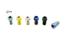 Cos Ti M6X10 ultralight design semi-circle head titanium alloy screw blocked oil titanium screw