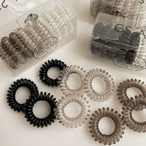 Высокий эластичный безвредный детский телефон, резинка для волос, не повреждает волосы, в корейском стиле, популярно в интернете