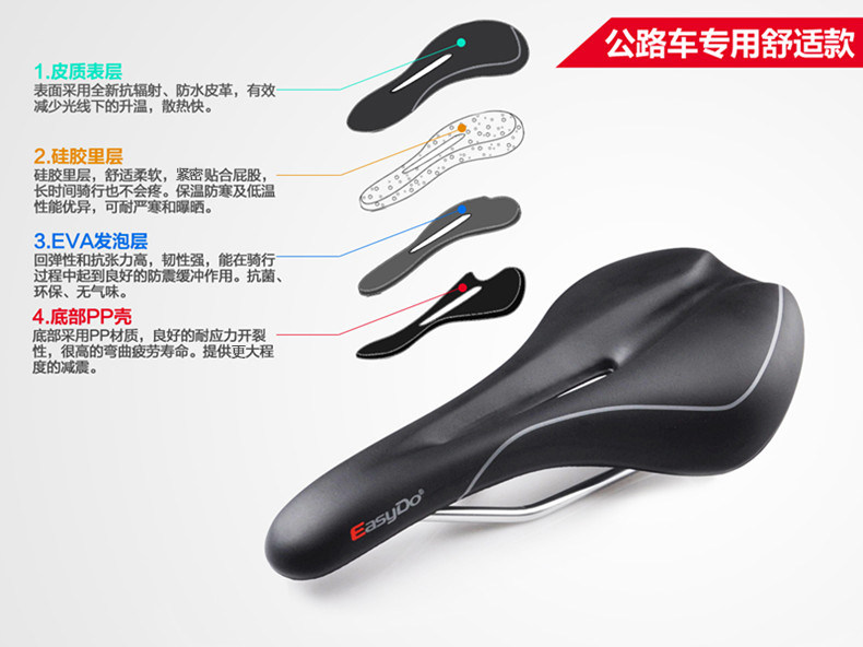 Selle de vélo Mountain Bike EASYDO - Ref 2359542 Image 6