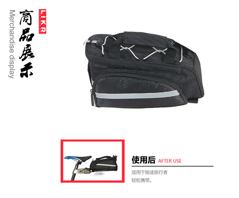 Sacoche pour vélo mixte EASYDO - Ref 2215453 Image 8