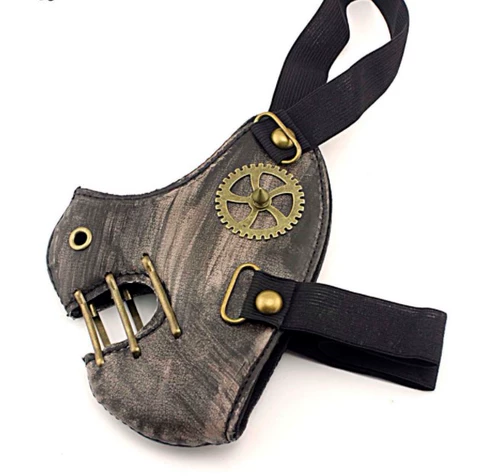 Медицинская маска, реквизит для фотографии в стиле хип-хоп, в стиле панк, выпускной вечер