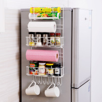 Ou Runzhe kitchen storage rack storage rack Creative refrigerator pylons Side wall pylons Seasoning rack finishing rack