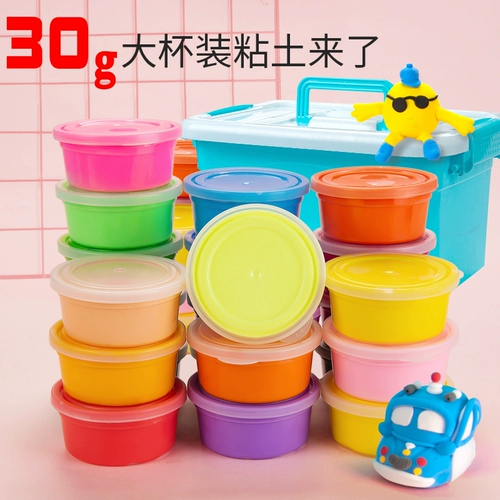 Детская сверхлегкая глина, безопасный экологичный пластилин, космическая игрушка, «сделай сам», 24 цветов