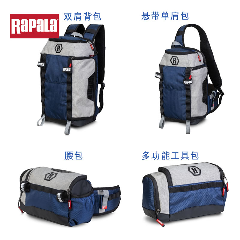 Rapala Leberle CD Series Luja Bag Double Shoulder Bag Suspension With Single Shoulder Bag pocket multifunction kit