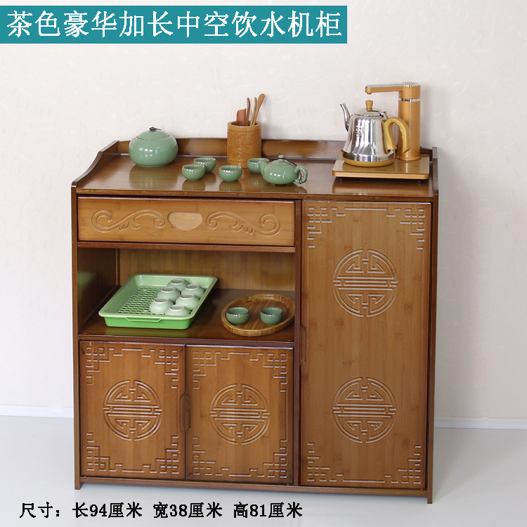Tre nhiều lớp tủ uống trà nhà bếp kệ bếp xô tủ trà gỗ rắn tủ phòng khách bên tủ - Buồng tủ gỗ 3 buồng