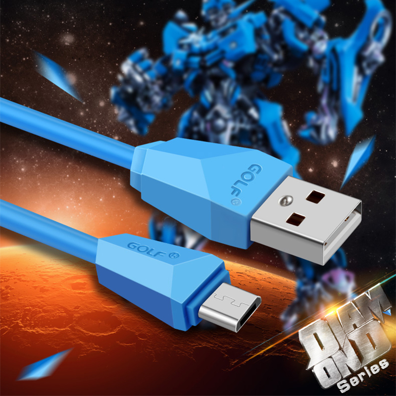 GOLF King Kong data cable high-speed usb universal Android phone Samsung Xiaomi Huawei extended 2A charger cable