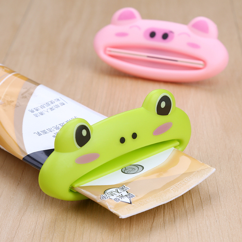 Creative manual children cartoon toothpaste squeezer facial cleanser skin care cosmetics hand cream ointment squeezer clip