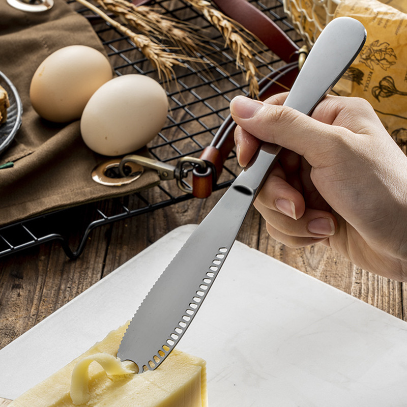 Thickened Stainless Steel Bull Oil Knife Cream Creative Scrape Sauce Spoon Western Meal Bread Fruit Jam Cream Cheese Daub