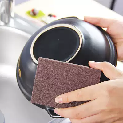 Kitchen nano Emery sponge wipe Super wear-resistant fine sand brush bowl cleaning decontamination magic wipe magic wipe artifact