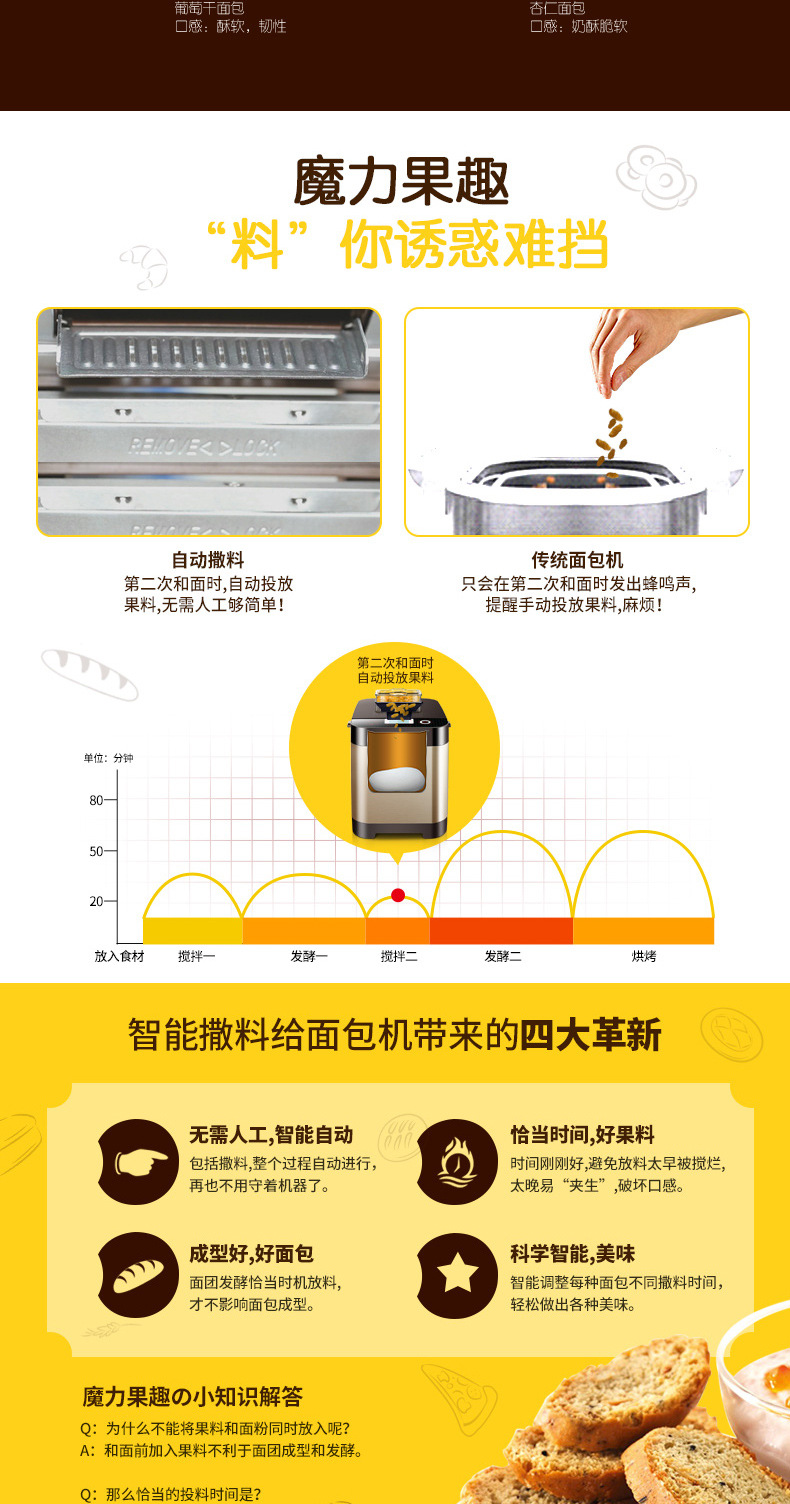 Donlim / Dongling DL-T06S-K máy làm bánh mì tự động thông minh trái cây đa năng 	máy làm bánh mì tại nhà	
