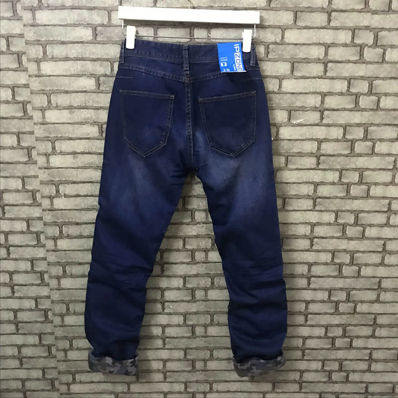 Baleno Benny Road Quần jeans nam Cotton Slim Rise Quần nam Quần dài thời trang giản dị Tide cá tính - Quần jean đồ nam đẹp