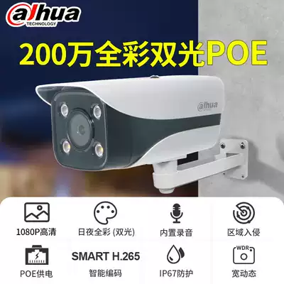 Dahua Full HD Camera HD LED White light night vision Rainproof POE Monitoring DH-IPC-HFW2233M-A-IL
