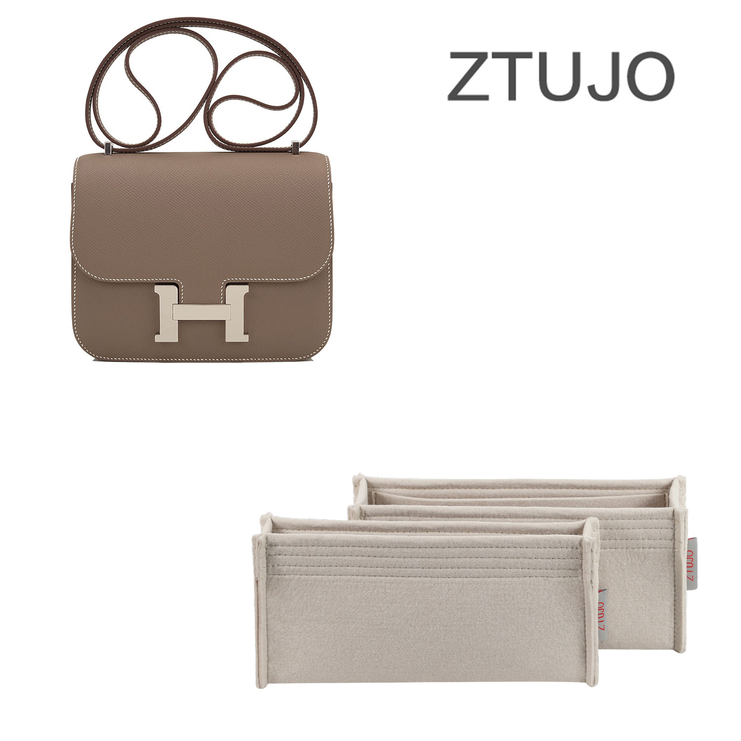 ZTUJO) suitable for the Emassee Concon mini19 24 liner bag UK Import felt finishing containing bag
