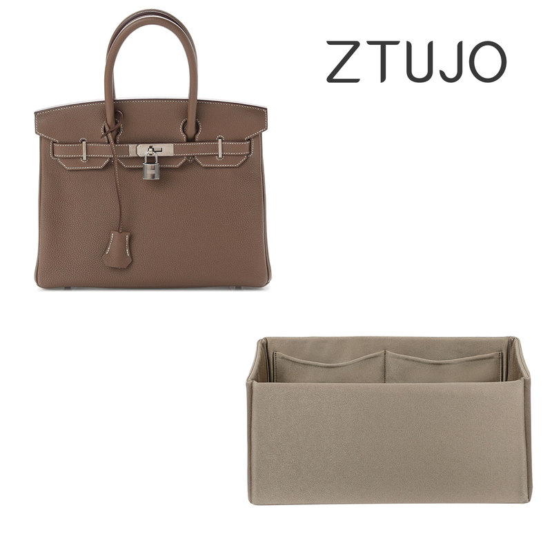 【Ztujo】Suitable for Hermès Birkin 25/30/35/40 Inner Bag Imported Satin Storage