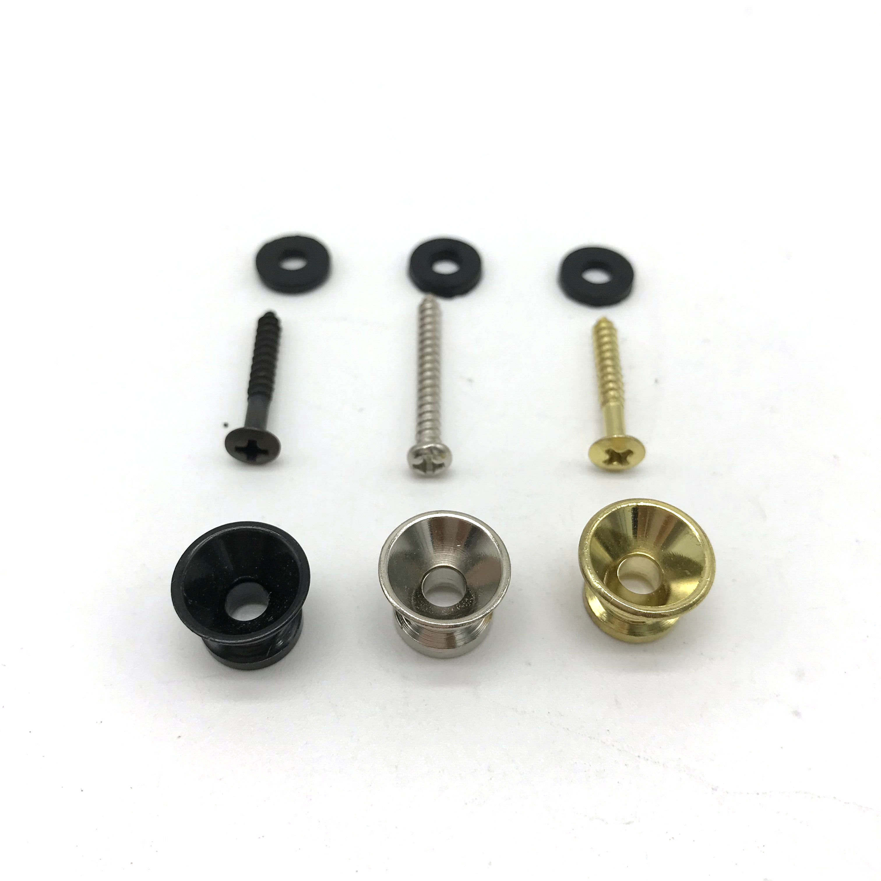 Guitar small baby bag buckle Folk guitar UK hanging beads baby bag fixed buckle Guitar metal tail Ding silver black