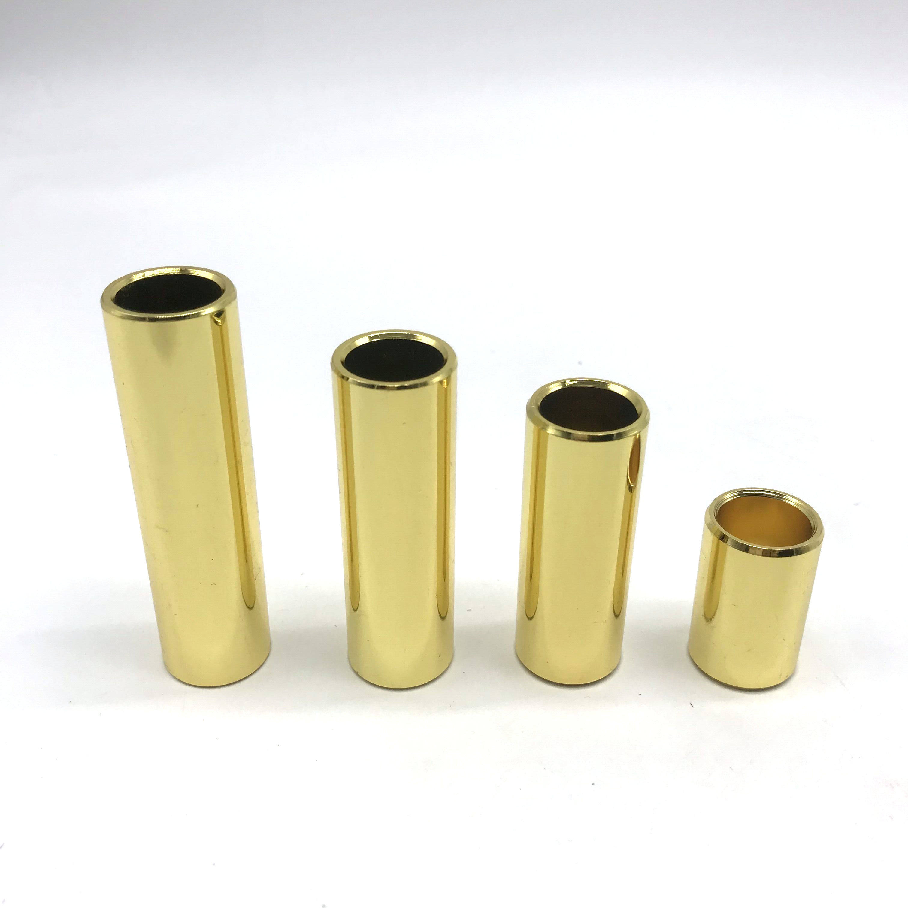 Guitar Slip Rod Brass Slip Stick Pure Copper Guitar Slip Soundtube Brass Gilded Fingertip Slide Soundbar 4 Spec.