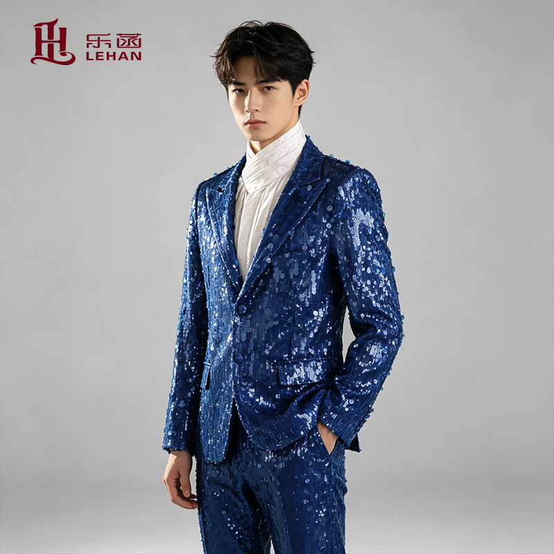 Oner Boy Group Crystal Sequin Suit Dopamine Performance Bar Male Singer Group Dance Street Dance Performance Costume Oner Boy Group Crystal Sequin Suit Dopamine Performance Bar Male Singer Group Dance Street Dance Performance Costume