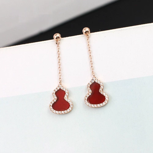 Кирин макияж мать маленькая ? 022 Популярный новый жирный цвет  Серьги When's Wen