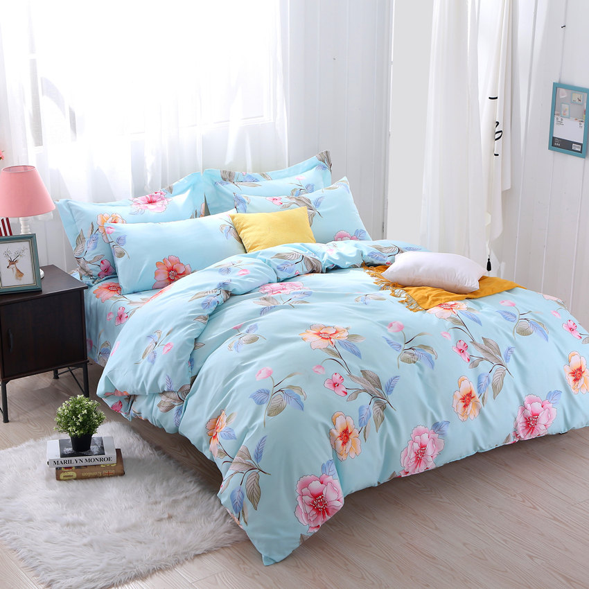 Chải mùa hè chăn đơn mảnh sinh viên độc thân cartoon 1.8m tăng twill quilt Bốn đôi 200x230 - Quilt Covers vỏ chăn ga gối