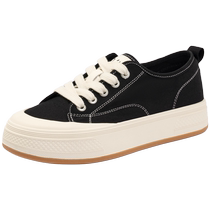 Zhuoshini canvas shoes for women 2024 new summer shallow soft sole sneakers student casual shoes flat breathable black