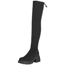 Zhuo Shini slim-heeled boots for women 2024 autumn and winter new boots elastic over-the-knee boots slim and versatile boots