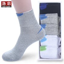 Socks boys deodorant cotton middle school junior high school students teenagers children 15-year-old boy