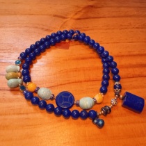 Qingjinshi Imperial Wang Qing treasured class collection class old stock Hand chain Handstring New Year gifts birthday present Moon Gift Essay Fun Wave store