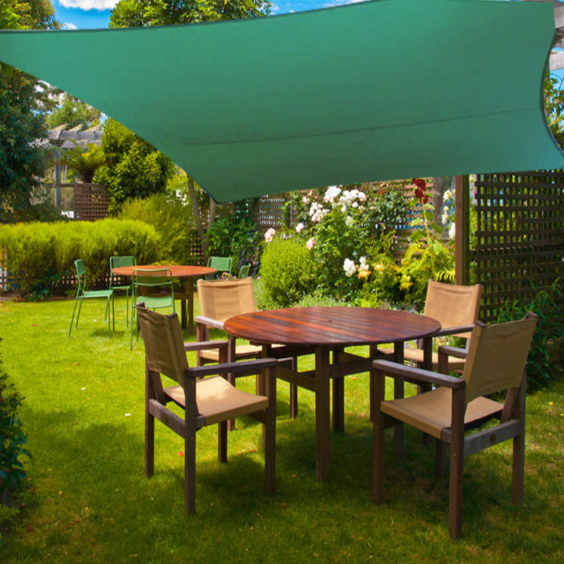 Waterproof anti-UV shading nets oxford cloth garden swimming pool outdoor patio beach sun sails rice square 2 * 2 sunscreen