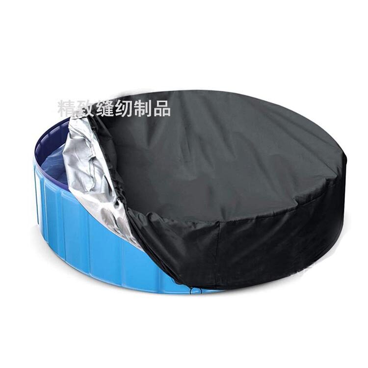 Outdoor Cross Border Pet Pool Cover Foldable Kids Pool Cover Round Waterproof Bathtub Cover Bath Cover Amazon